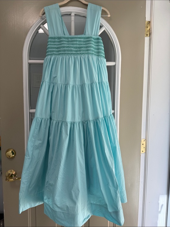 Anthropologie Dresses & Skirts - Anthropologie Aqua Lightweight Smocked Dress